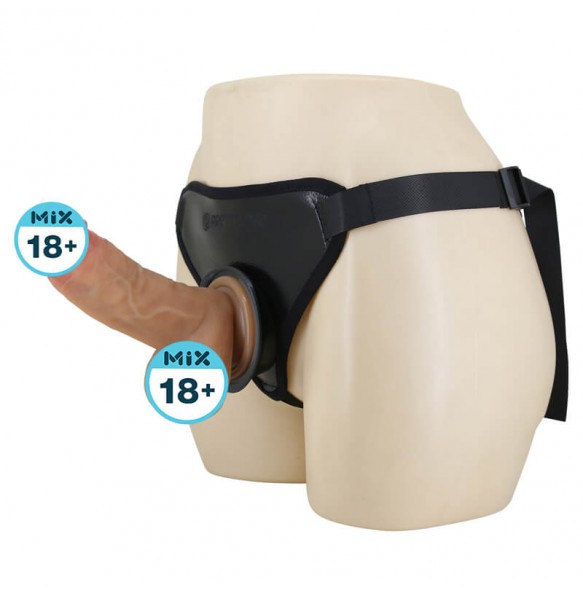 Pretty Love - Jogg Strap-on Harness Briefs (L:15.5cm - D:4.6cm)